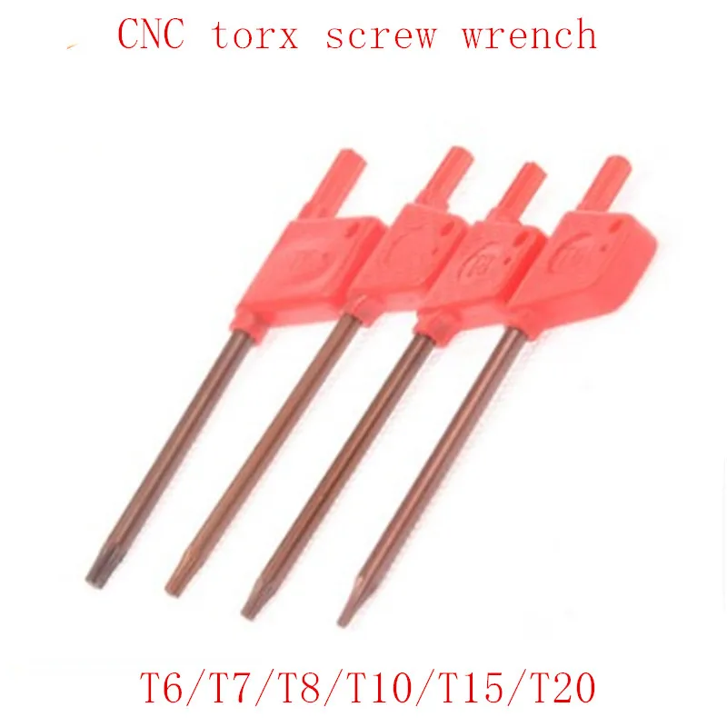 1 шт. винтовой ключ T6 T7 T8 T10 T15 T20 TORX с ЧПУ|Гаечный ключ| |
