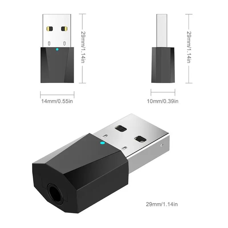ANENG USB Bluetooth 4 2 стерео аудио передатчик для ТВ ПК динамик наушники|Беспроводные