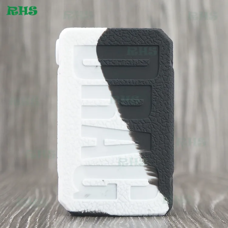 black white Красочный Voopoo drag mini 117W силиконовый защитный чехол от RHS AliExpress - Цвет: black white