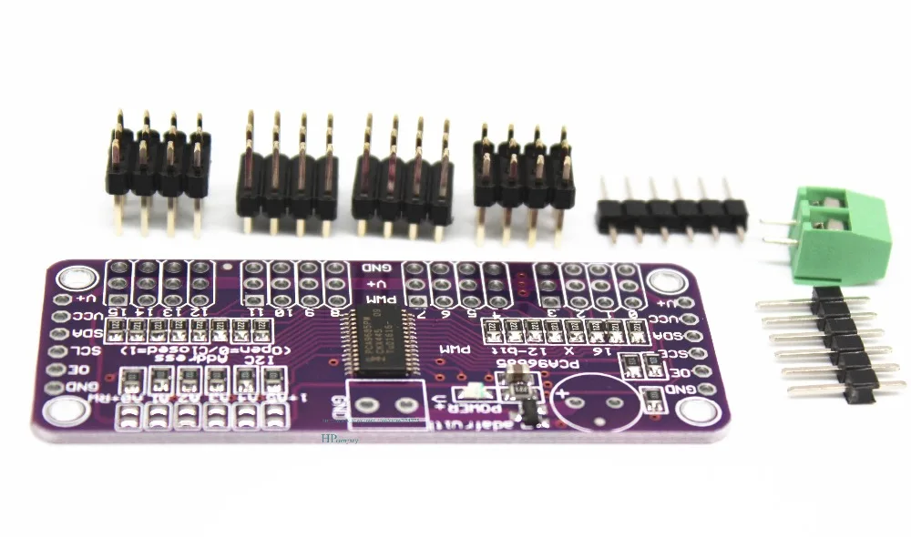5 шт. CJMCU PCA9685 16 канальный 12 битный Fm + фотомагнитный контроллер рулевого