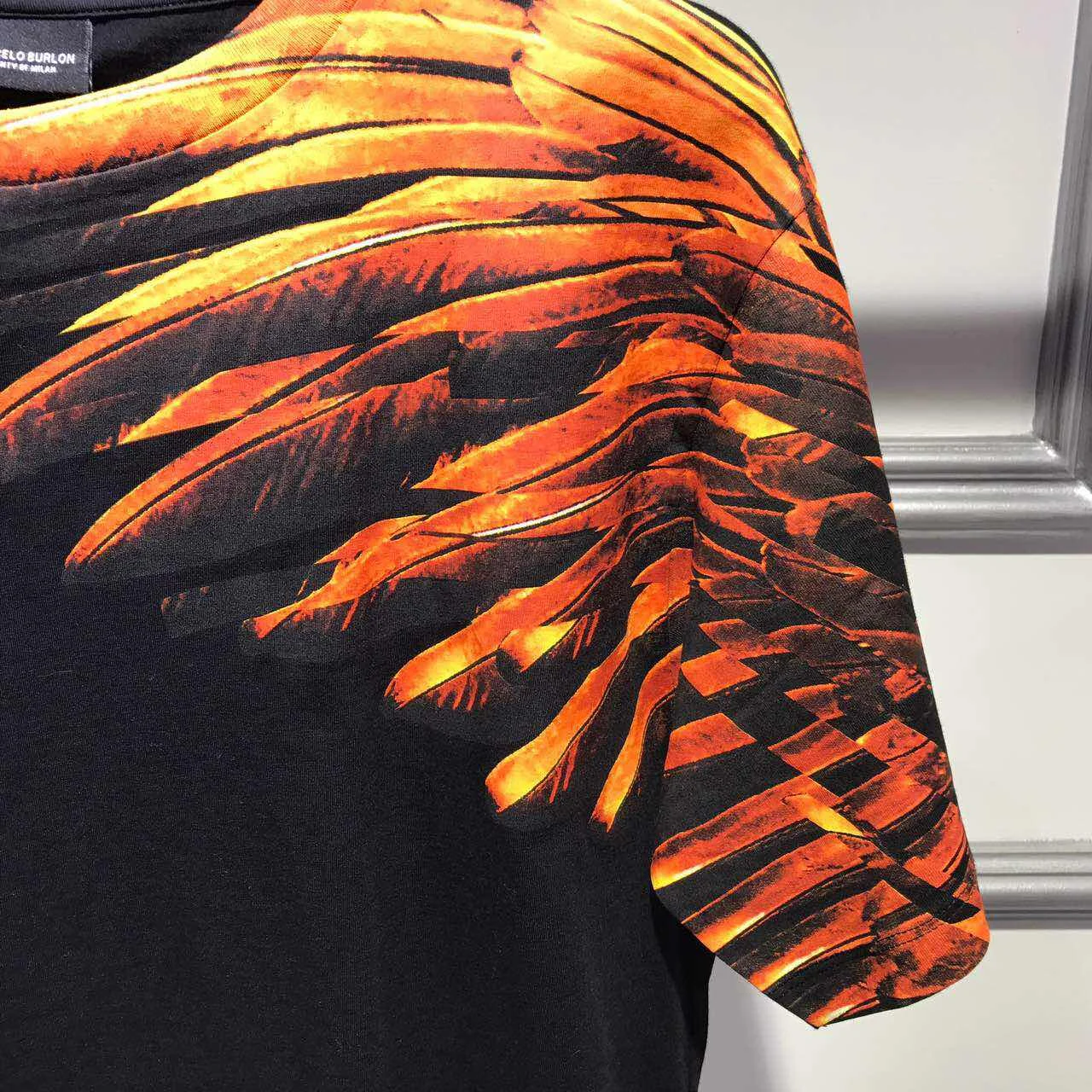 Дуги Реактор Марсело Burlon Крылья Мужчины Футболка Италия Париж Harajuku МБ Стиль Kanye