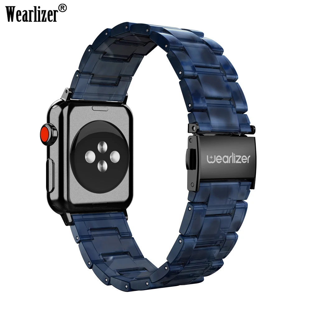 Wearlizer ремешок из нержавеющей стали для Apple Watch ремешки 42 мм iWatch сменные ремешки горный хрусталь женский ремешок для iWatch 5 4 3 2 1