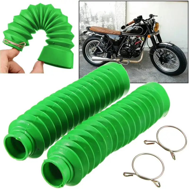 2 шт. универсальная мотоциклетная резиновая передняя вилка крышки