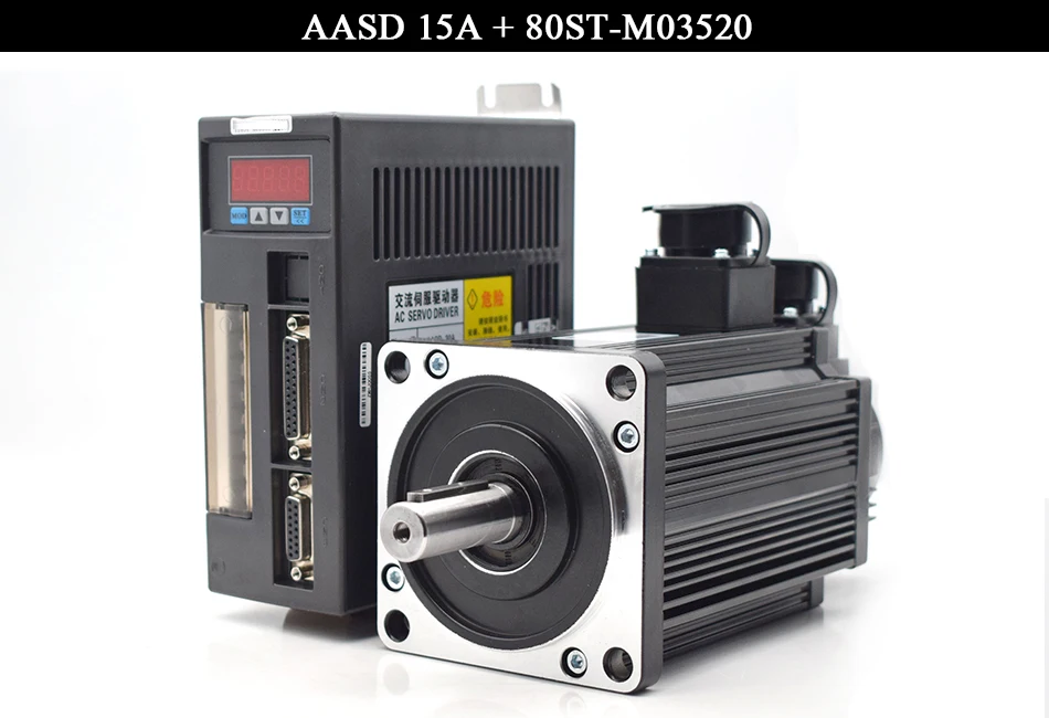 AC серво-двигатель в комплекте с тормозом 130ST-M15015 220 V/380 v 2.3KW 1500 об/мин 15N. м драйвер серводвигателя AASD-30A+ 5 м кабель для передачи данных