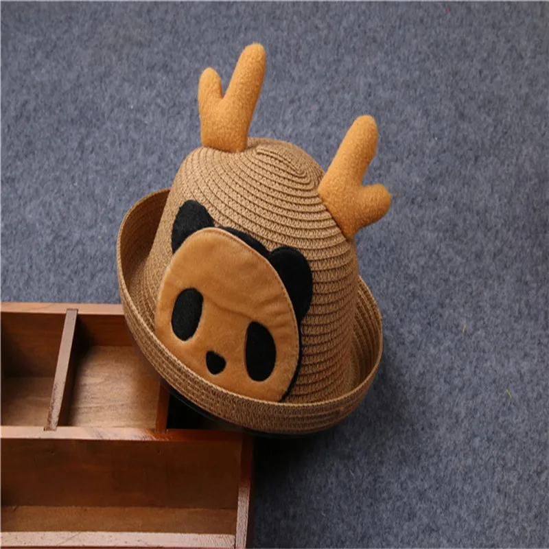 

Summer Cartoon Children Breathable Muts Straw Hats Kids Caps Boy Girls Hat Cap baby beanie baby girl hat