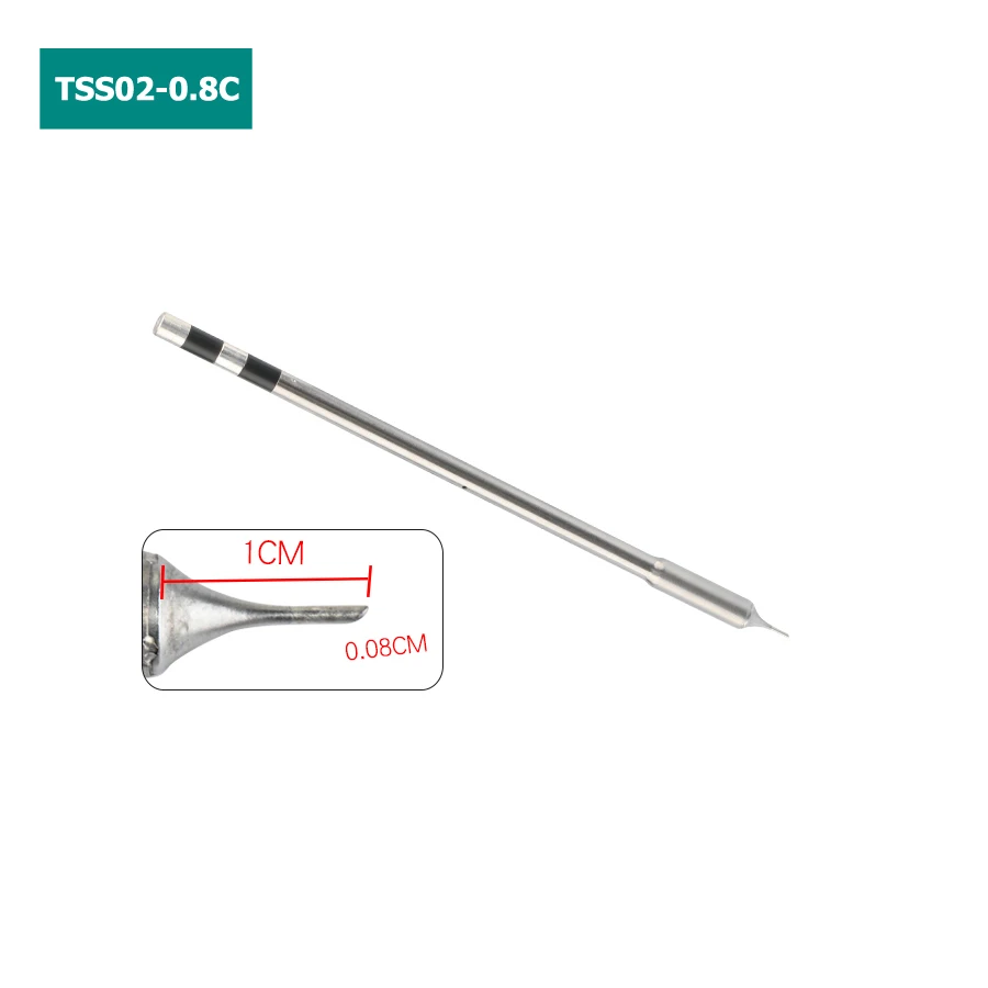 Оригинальный быстрый TS1200A жало TSS02-I J SK 3C 0.8C SK-01 K 1C 2C припой Жало для мобильных