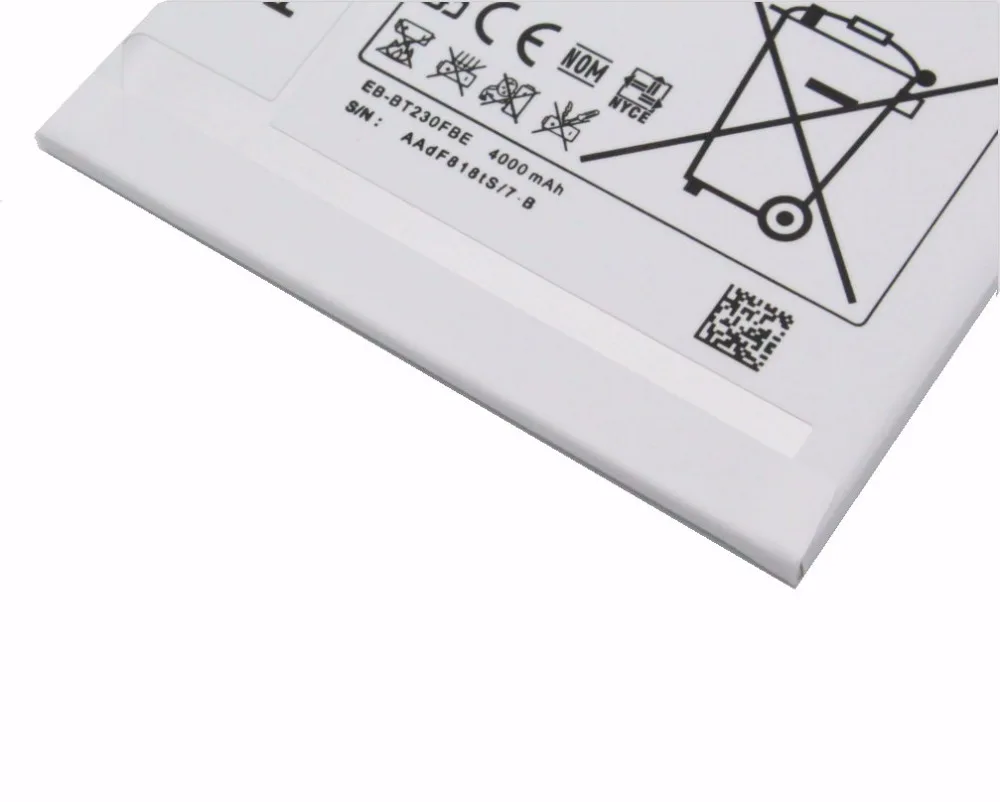 5 шт./лот 4000 мАч фотоаккумулятор для Samsung Galaxy Tab Tablet 4 7 0 T230 T231 T235|battery for samsung|battery