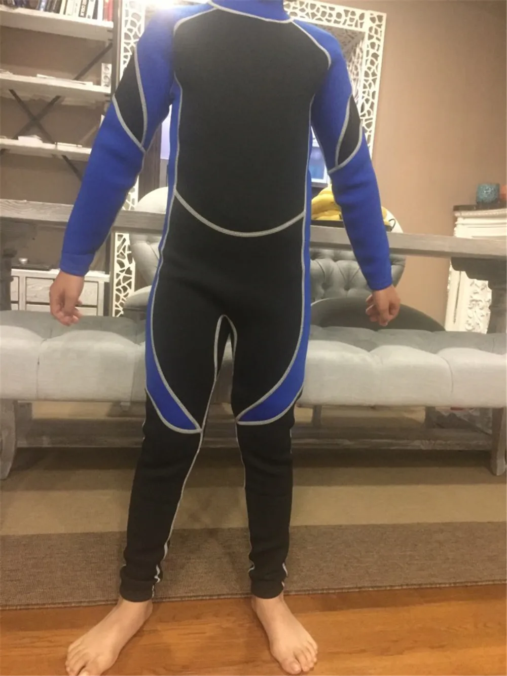 Neoprene Long Sleeves Kids Wetsuits Diving Suits for Boys/Girls Children Rash Guards One Pieces Surfing Swim Snorkel children | Спорт и