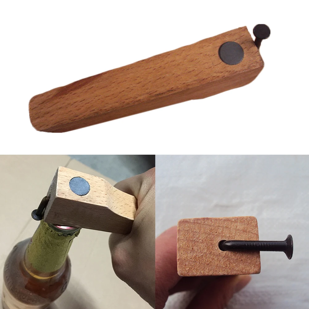 Unique Gadget Simple Kitchen Bar Tools Jar Openers Lightweight Beer Opener Bottle Practical Environmental With Nail | Дом и сад