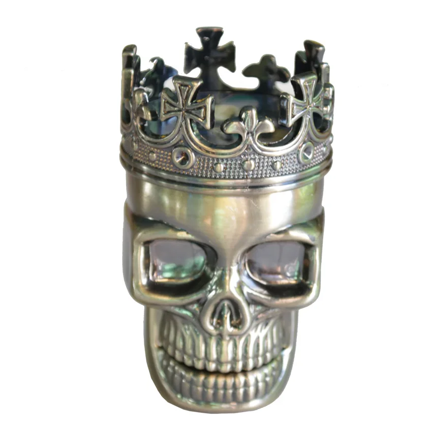 1 шт. креативный травяной Точильщик King Skull 3 части инструмент для завальцовки