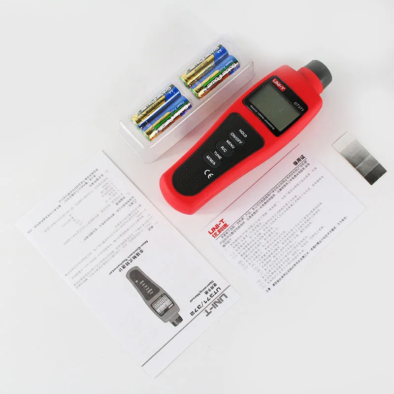 UNI-T UT372 бесконтактные Тахометры USB интерфейс 10-99999 ОБ/мин Монитор скорости