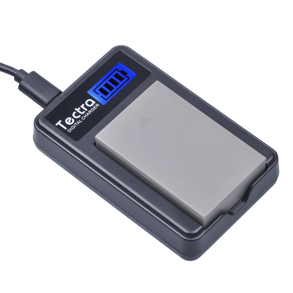 Tectra 3 шт. Φ PS BLS5 BLS50 литий ионная батарея + ЖК USB зарядное устройство для Olympus|charger for