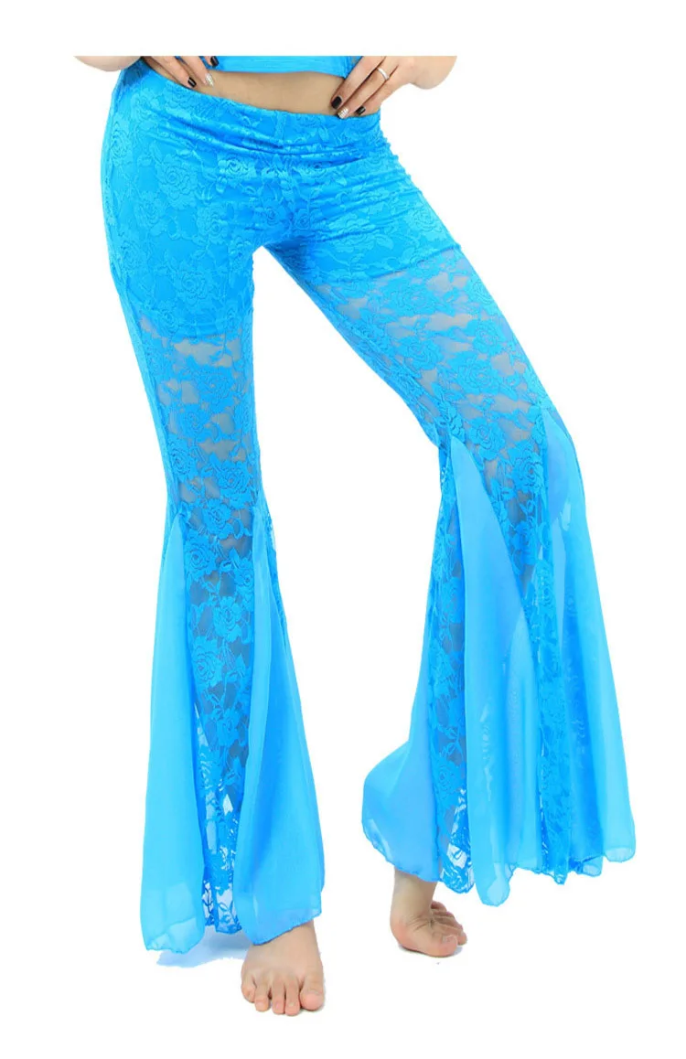 Новинка 2016 женские брюки для танца живота сексуальные кружевные танцев штаны
