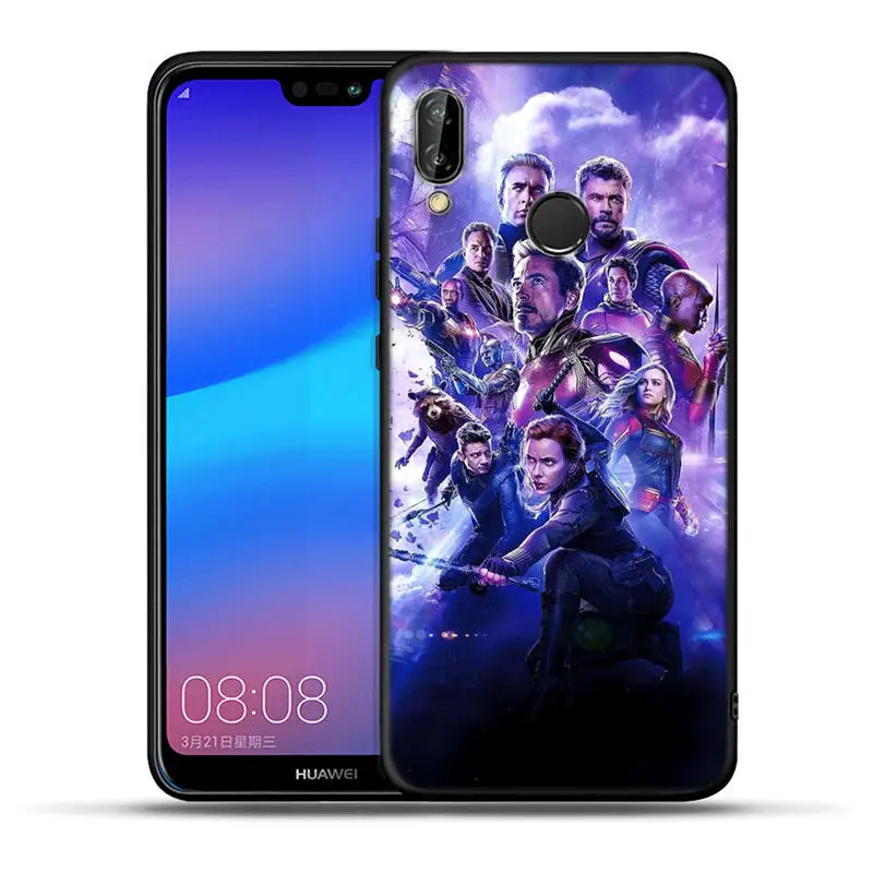 H1215 Чехол для huawei mate 20 10 P30 P20 P10 P9 P8 Lite Pro P Smart чехол Черная пантера Marvel Deadpool Thanos - Цвет: H1215