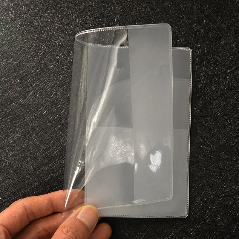 Фото Transparent Passport Cover Wallet PVC Waterproof Dirt Pasport Holder Women Travel Passaporte Credit ID Card Holder Organizer Bag №4