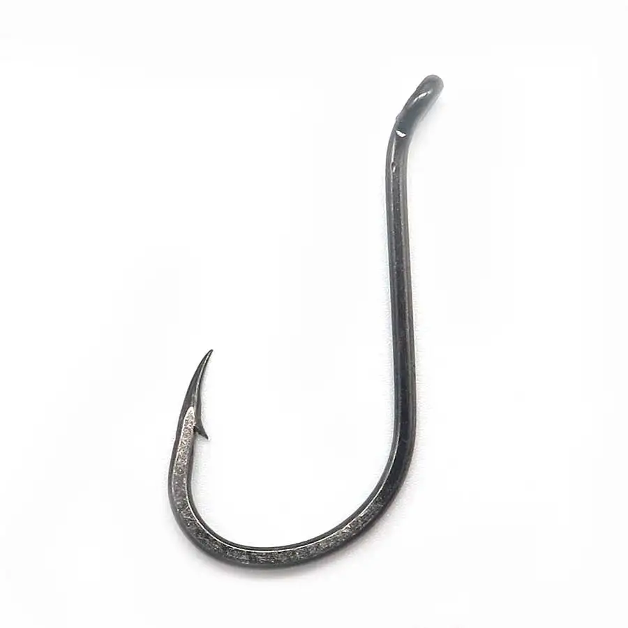 100 шт./лот рыболовные крючки для ловли карпа из нержавеющей стали черного никеля |