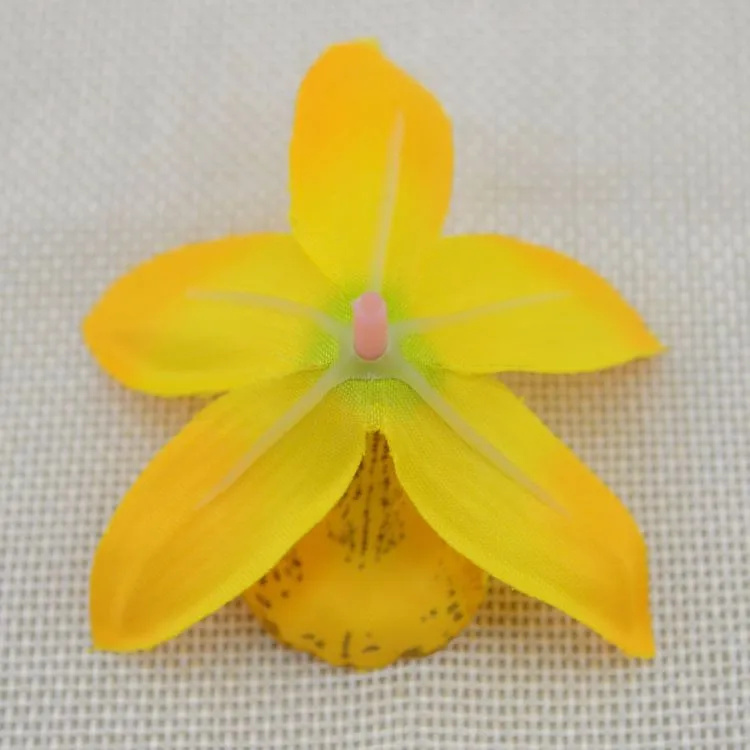 10 шт. дешевые шелковые цветы Cymbidium имитация искусственный цветок свадебный