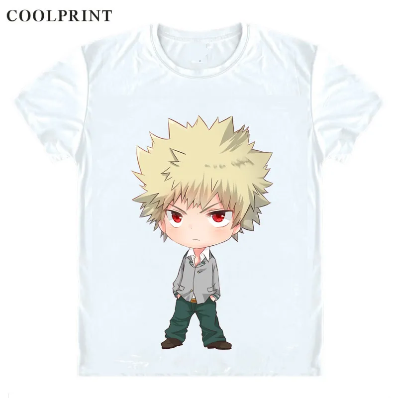 Bakugou Katsuki футболка Boku no Hero Academy My Hero Academy Мужская Повседневная футболка премиум-класса футболка с короткими рукавами и принтом - Цвет: Style 15