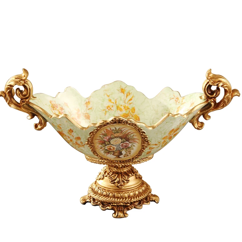 Европейский стиль ретро роскошные высококачественные керамические компот