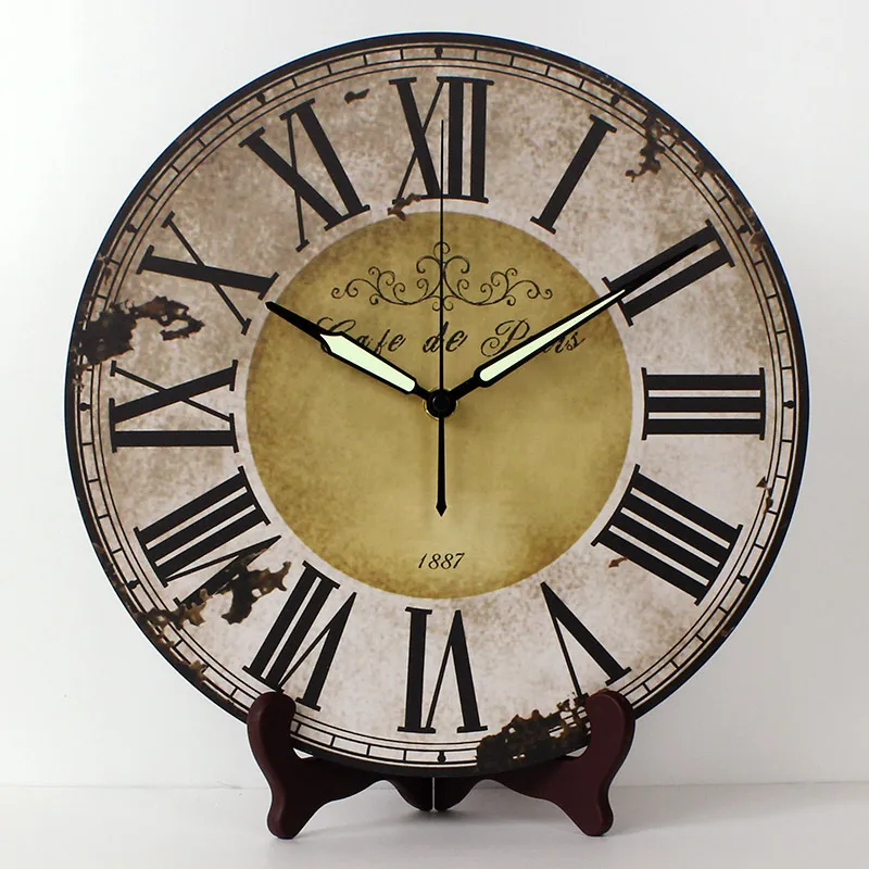 Оптовая продажа современные дизайнерские настольные часы с римскими цифрами