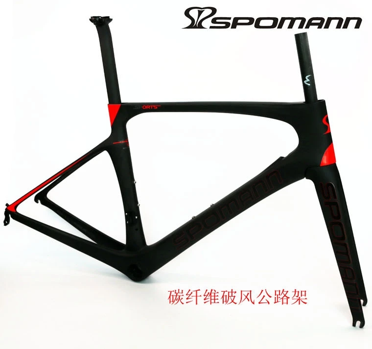 Новинка 3 цвета SPOMANN Racing 700C дорожный велосипед матовый UD полностью из углеродного волокна, руль для велосипедных рам+ вилка+ подседельный штырь+ гарнитуры+ BB