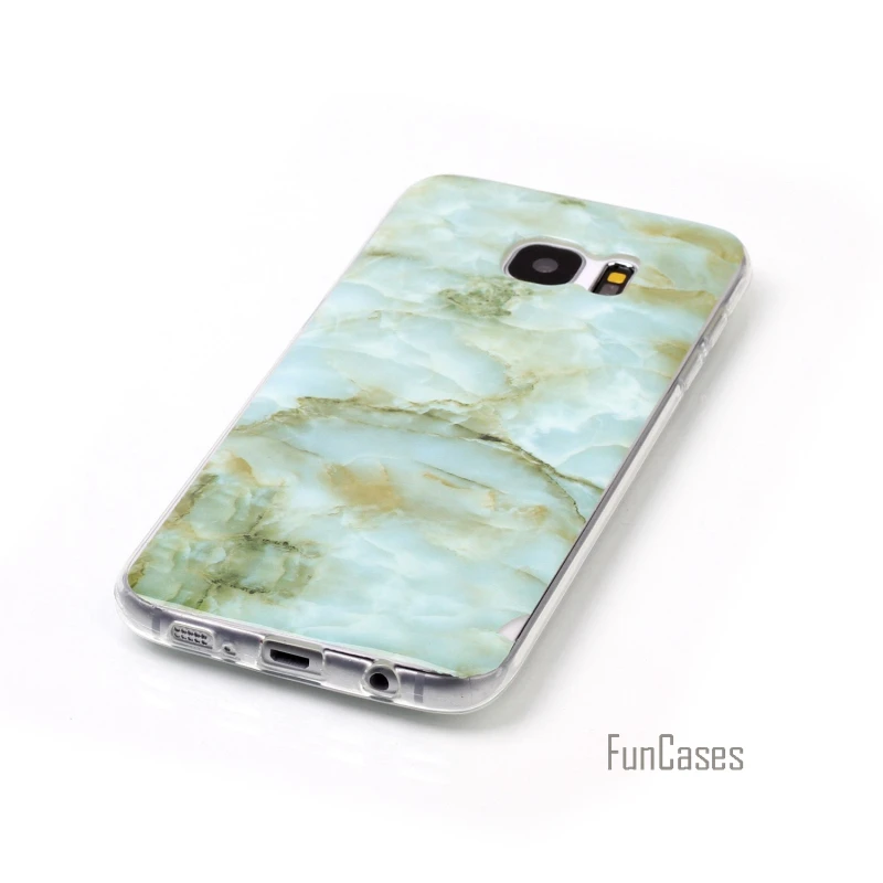 Телефонные Чехлы для Samsung Galaxy S7 G9300 случае Мрамор камень изображения окрашены