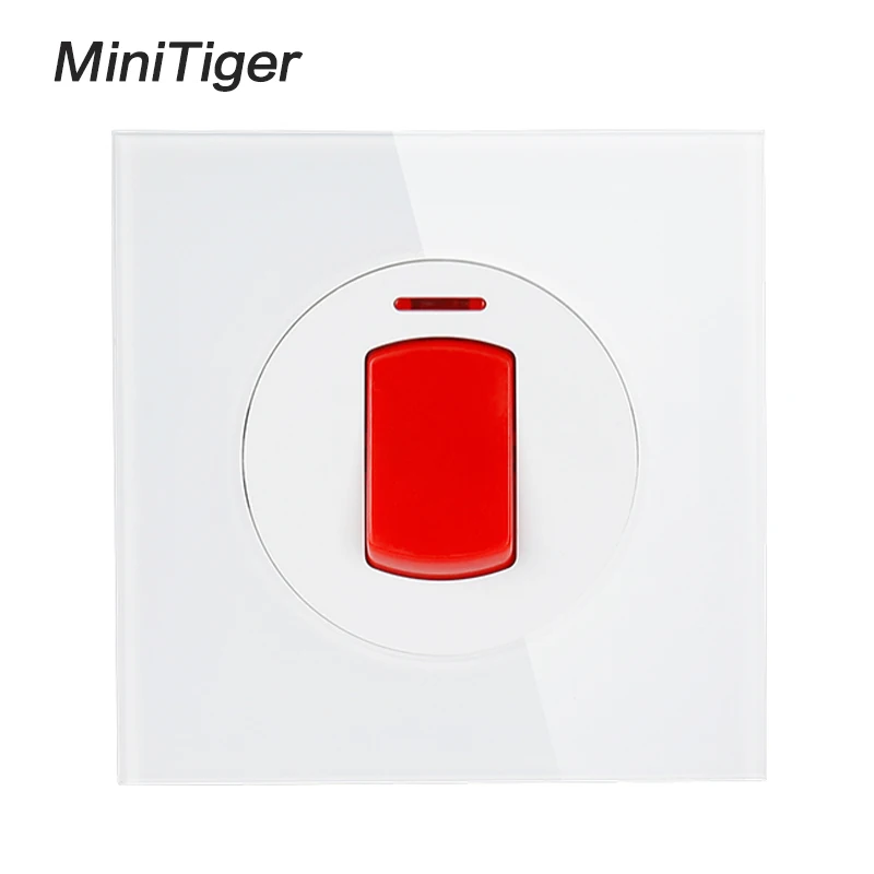 Minitiger 20A/45A переключатель с неоновым высокомощным кухонным водонагревателем