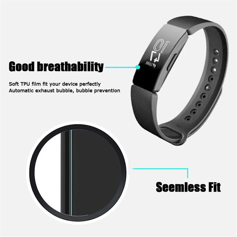 HD защитная пленка для экрана из ТПУ Для Fitbit Inspire/ Inspire HR Браслет ультра тонкий