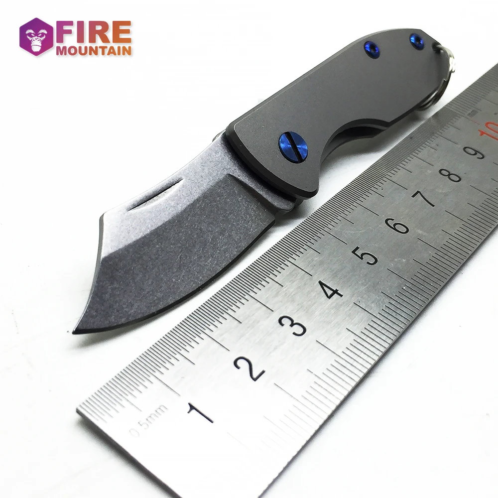 BMT D2 стальной мини складной нож с лезвием рукоятка из титанового сплава походные