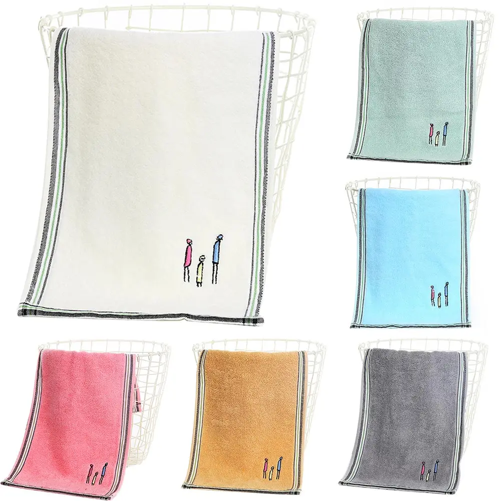 Soft Face Towel Household Toilet Home Cleaning Family Hand Eco-friendly Bathroom Supplies Washcloth Quick-dry Gift Couple Cotton