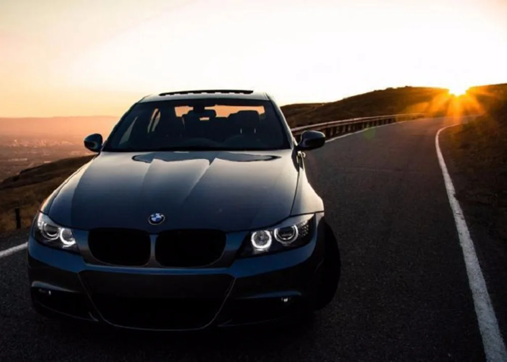 ANGRONG 2x светодиодный Canbus H8 6 Вт Маркер Angel Eyes галогеновые лампы для фар BMW 3 Series E92 M3 2008
