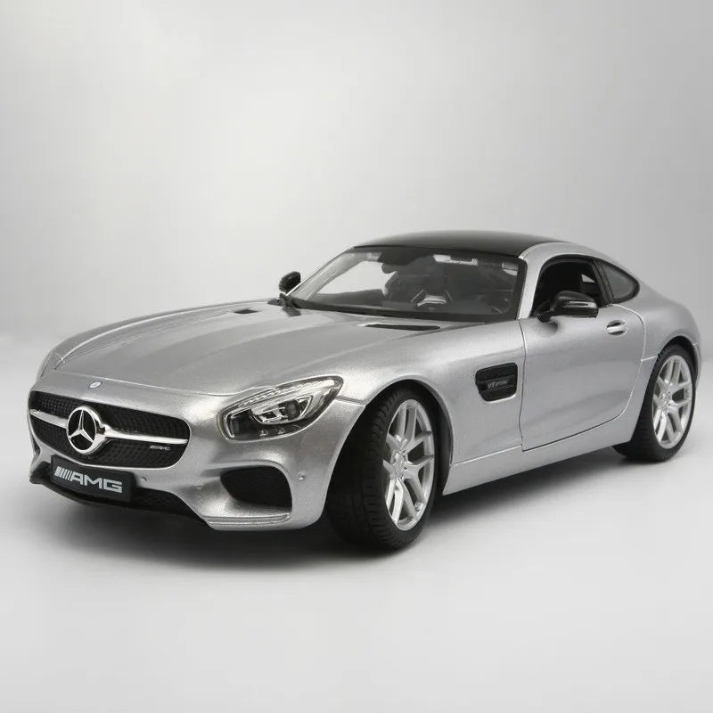 36204 silver no box Масштаб 1:18 Merce-Bens AMG GT Модель игрушки для детей Рождественский подарок Прямая поставка сплав супер модель автомобиля Подлинная коллекция - Цвет: 36204 silver no box