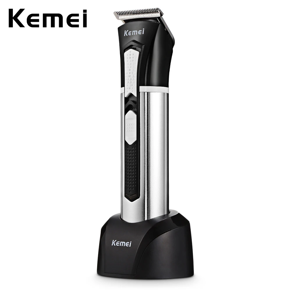 Kemei KM-3007 3 в 1 Профессиональная электрическая машинка для стрижки волос триммер для волос Искусство Надписи инструмент для укладки - Цвет: Gray