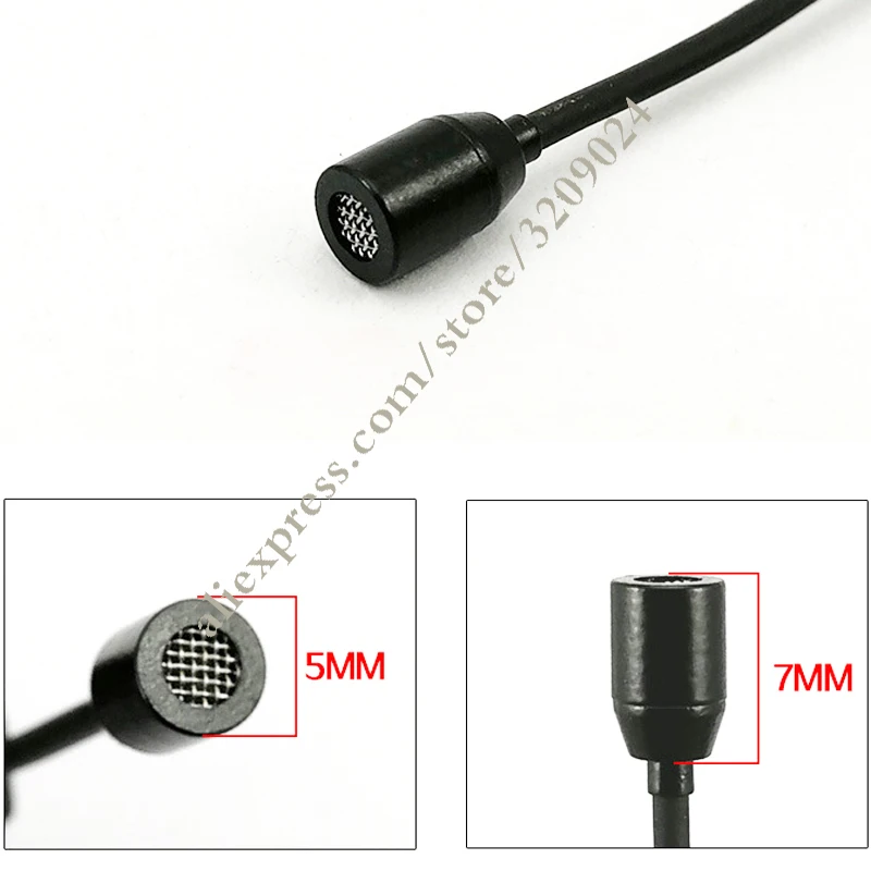 Всенаправленный конденсаторный петличный микрофон для Shure Audio Technica Sennheiser MiPro