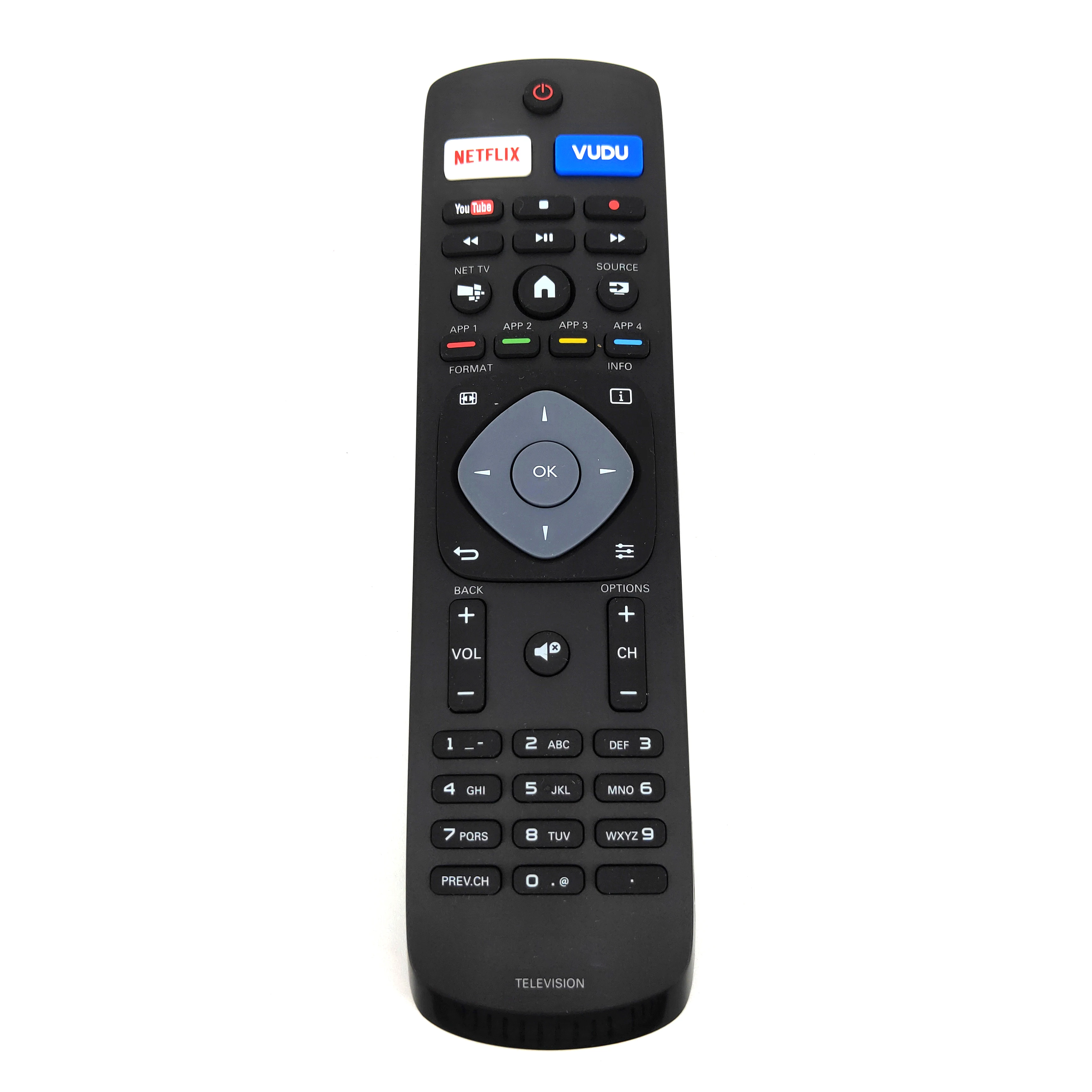 Новый оригинальный пульт дистанционного управления для телевизора PHILIPS NETFLIX vudu