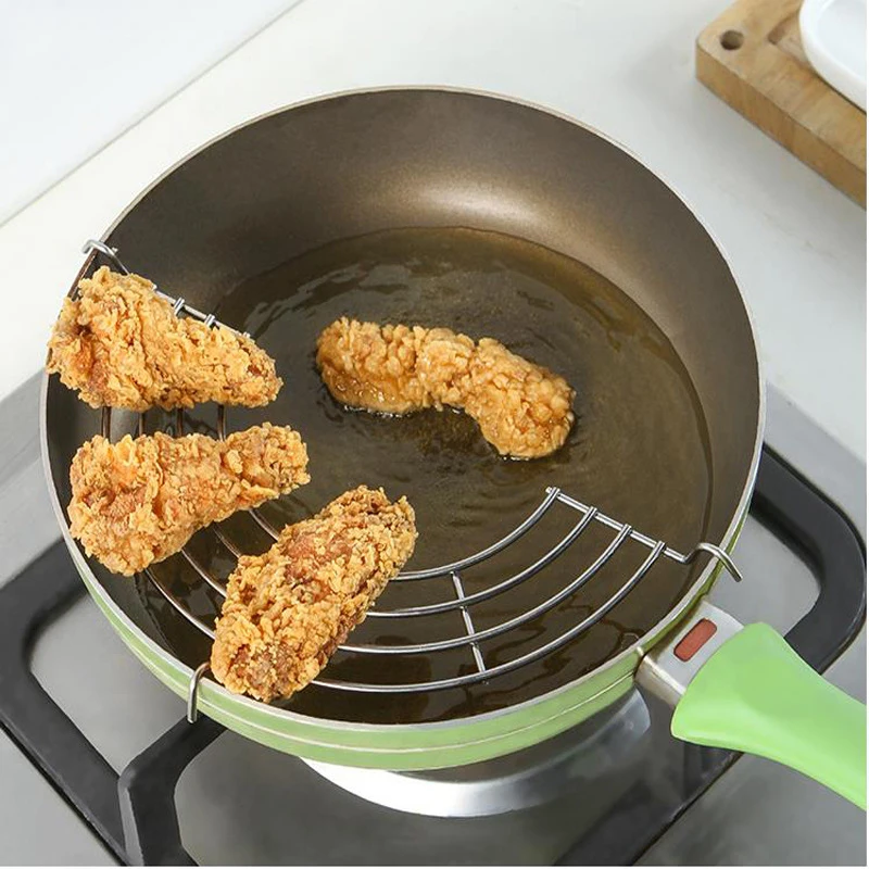 Полка из нержавеющей стали стойка для охлаждения еды ситечко кухни сковорода