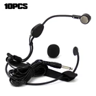 10 шт., динамический микрофон с разъемом 6,35 мм, гарнитура для караоке, микрофон для гитарных инструментов, диджейский миксер, аудио усилитель для студийной записи