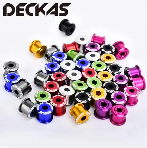 DECKAS велосипед коленчатый набор болт 2X цепь кольцо болты дорожный шатун для