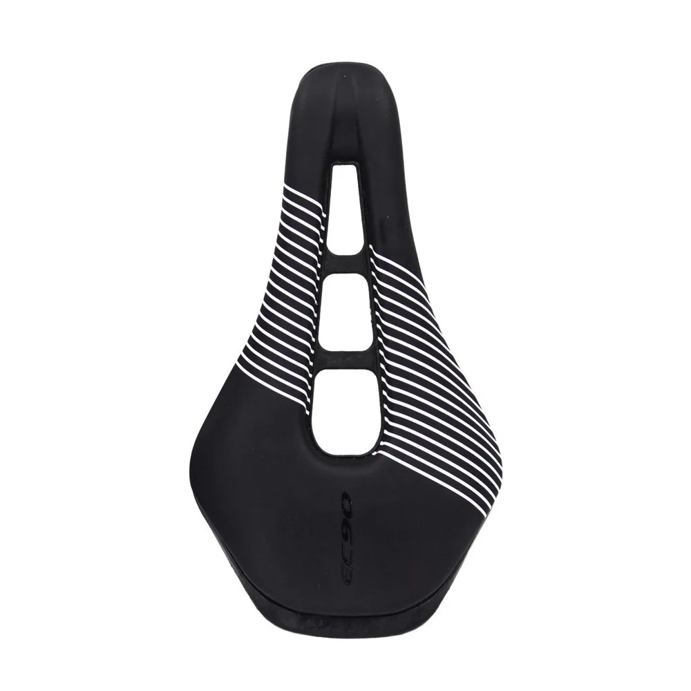 white pro EC90 велосипедное седло горная дорога седло сидения Sillin Bicicleta полый дизайн мягкий из искусственной кожи Велосипедное Сиденье Части MTB седло - Цвет: white pro