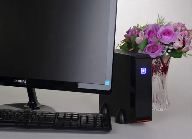 Free Shipping Brand New Realan E-3019 mini-ITX desktop computer case ideal HTPC chassis with 120Watt power supply | Компьютеры и офис