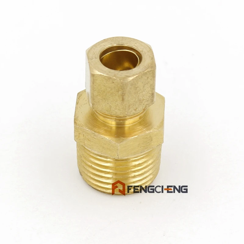 Латунь 3/8 &quotкомпрессия x 1/2&quot Мужской NPT | Дом и сад