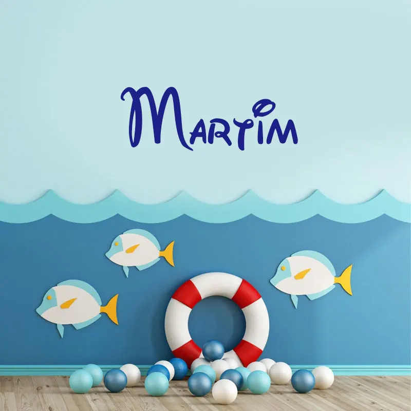 Персонализированная виниловая наклейка на стену с именем заказ|Наклейки стену| |