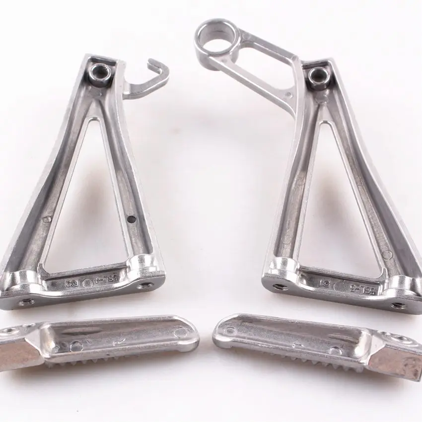

For Yamaha YZF R6 2003-2005 / R6S 2003-2008 Rear Passenger Foot Pegs Footrest Bracket Aluminum Silver Motor Accessories