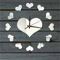 Большие настенные часы круглые бесшумные радужные Круглые домашний декор для