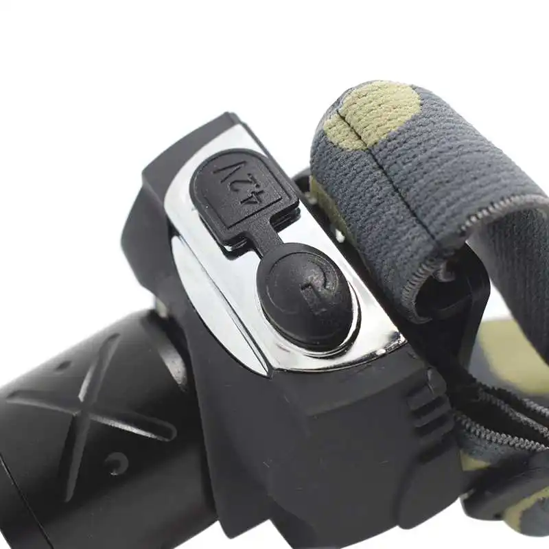 Мощный фонарь Головной налобный зум водонепроницаемый светодиодный для охоты