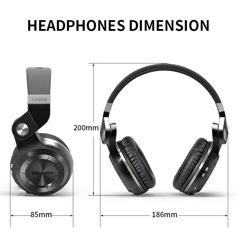 Bluedio T2S Bluetooth наушники беспроводные 4 1 Гарнитура для сотового телефона на