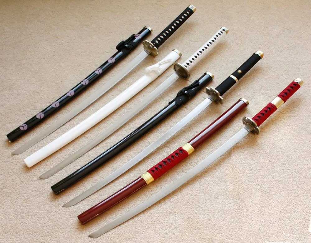 S2629 японское аниме ONE PIECE RORONOA ZORO SHUSUI WADO ICHIMONJI YUBASHIRI SANDAI KITETSU кисть в виде меча HAMON BLADES