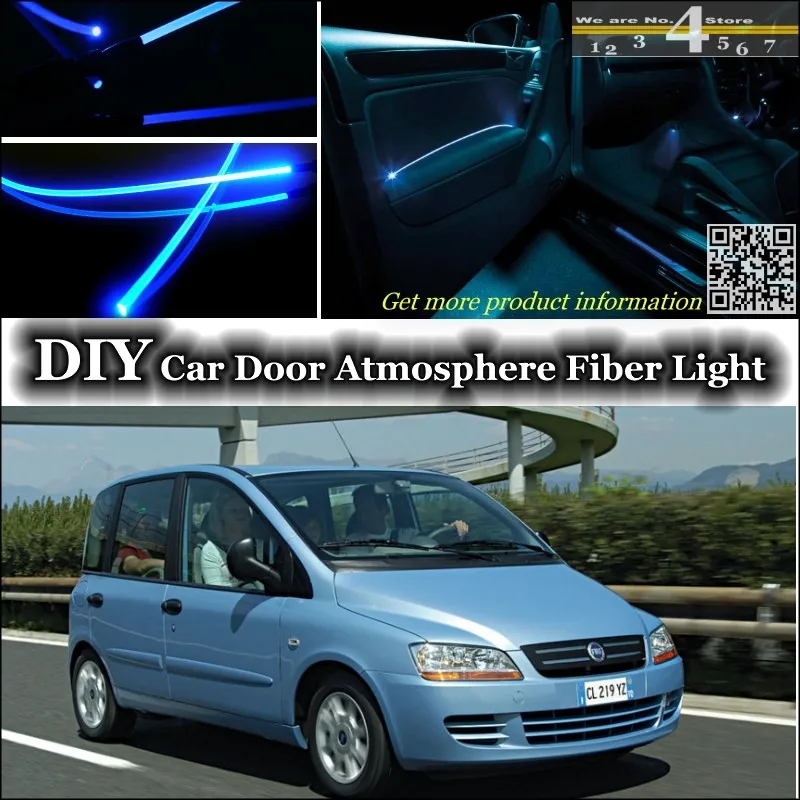 Для Fiat Multipla внутренний окружающий свет тюнинг атмосферное волоконно оптическое