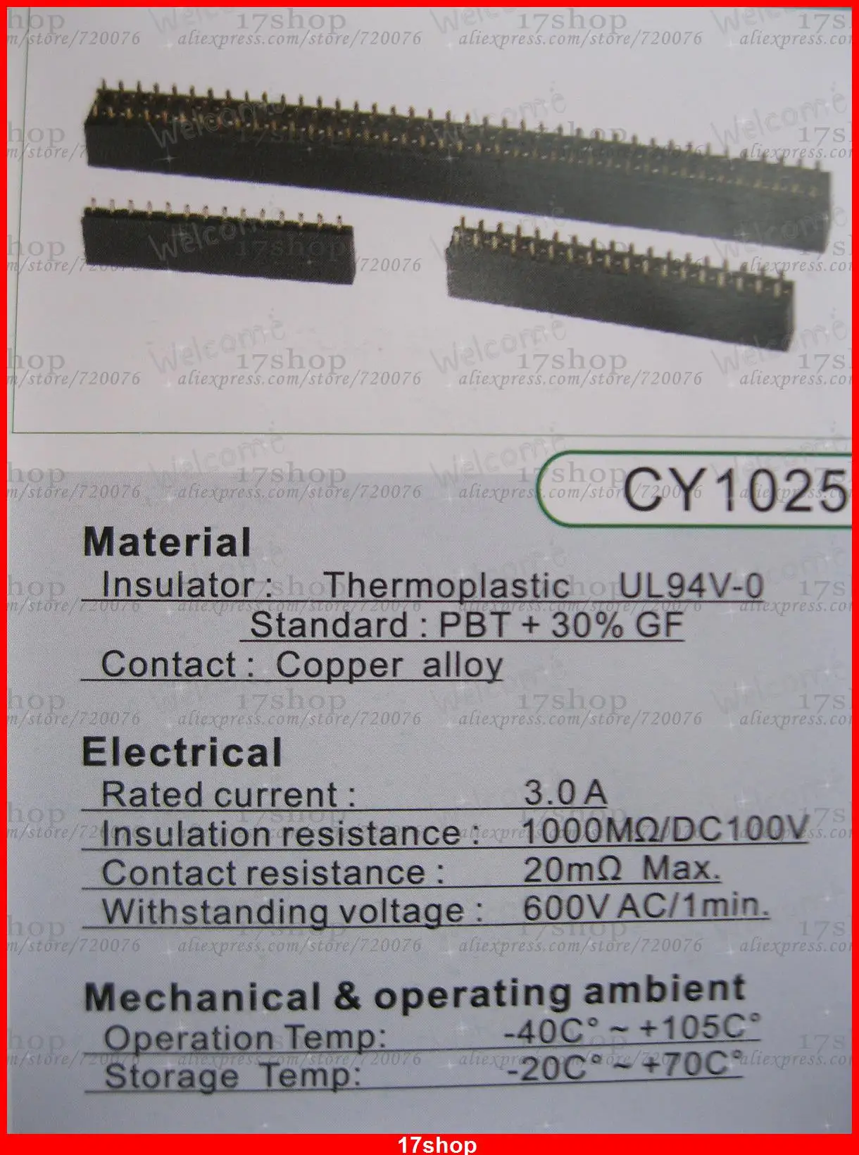 100 pcs Gold Plated 2.54mm 1x40 40pin Pin Header Male Sockets Single Row Strip | Обустройство дома