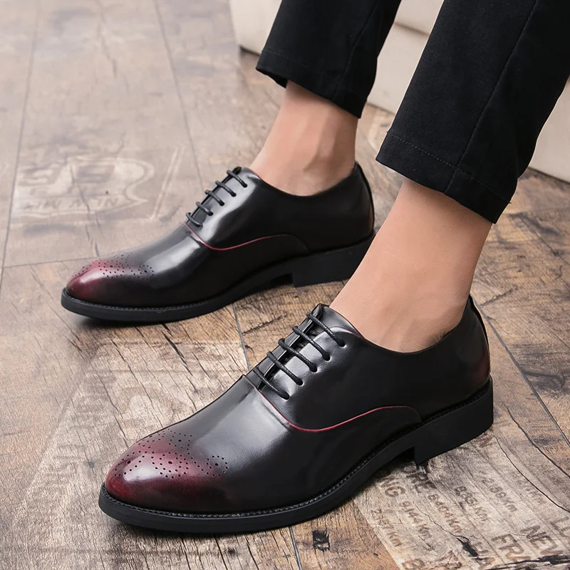 Мужские деловые кожаные туфли большие размеры | Обувь